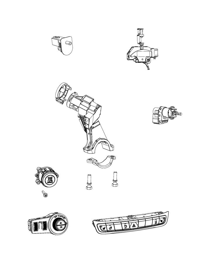 Diagram Switches, Instrument Panel. for your Jeep