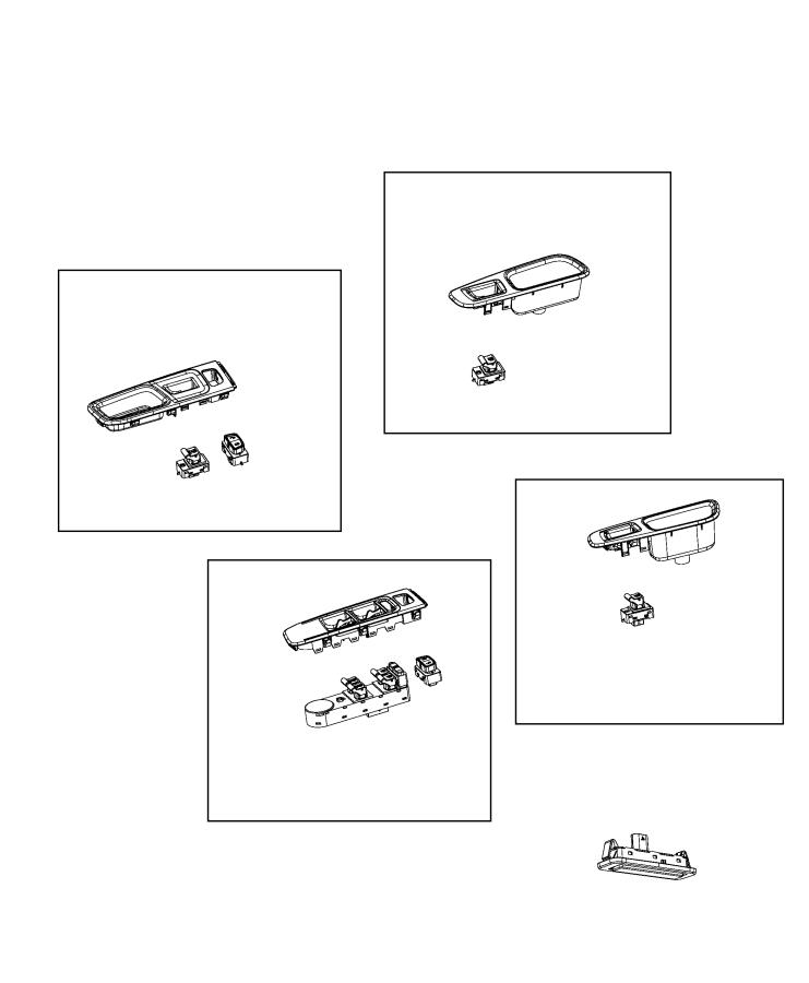 Switches, Doors, Mirrors and Liftgate. Diagram