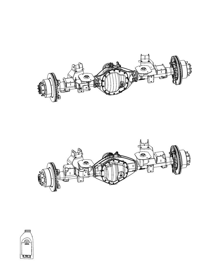 Diagram Axle Assembly, Rear. for your 1997 Dodge Dakota   