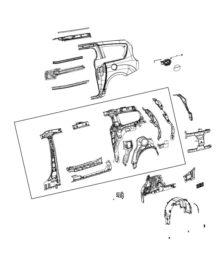 Rear Quarter Panel. Diagram