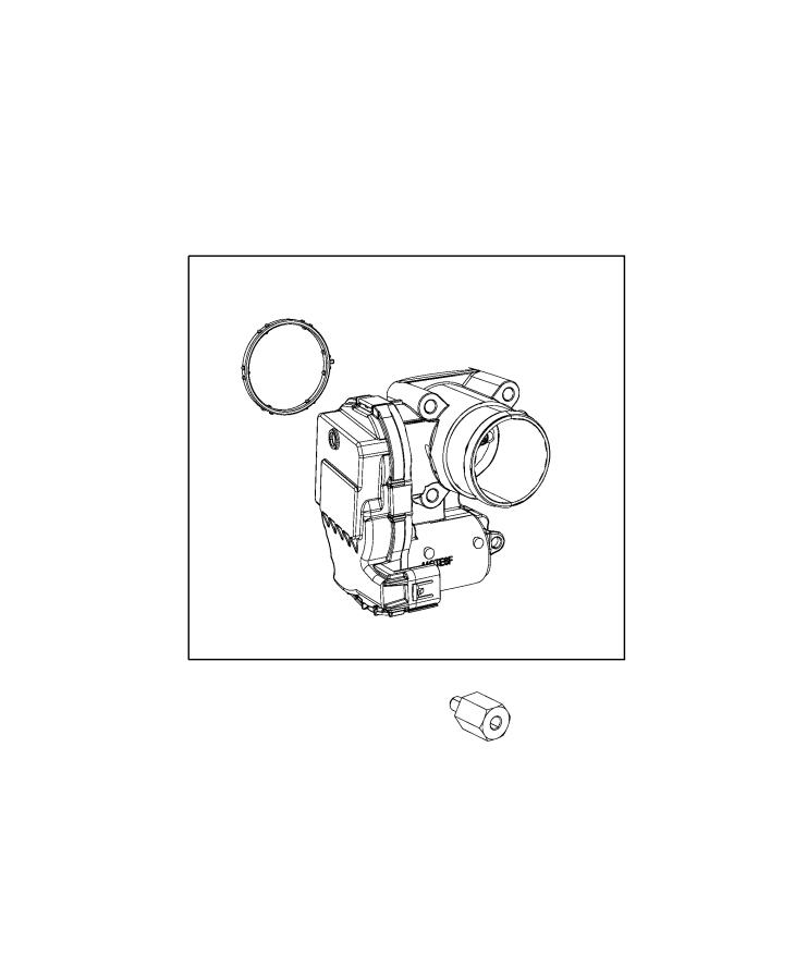 Diagram Throttle Body and Related Parts. for your 2003 Chrysler 300  M 