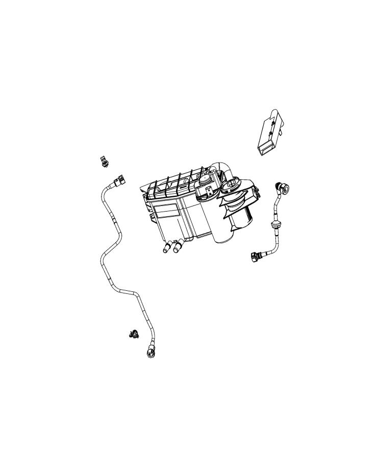 Diagram Vacuum Canister and Leak Detection Pump. for your 2003 Dodge Grand Caravan   