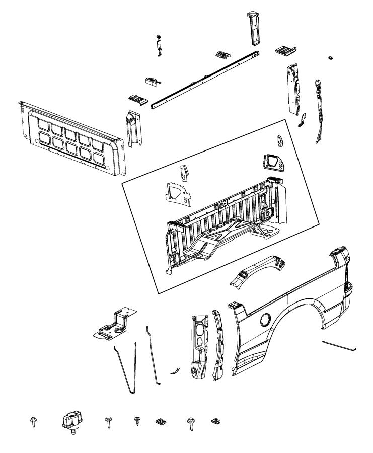 Diagram Pickup Box. for your Ram 1500  