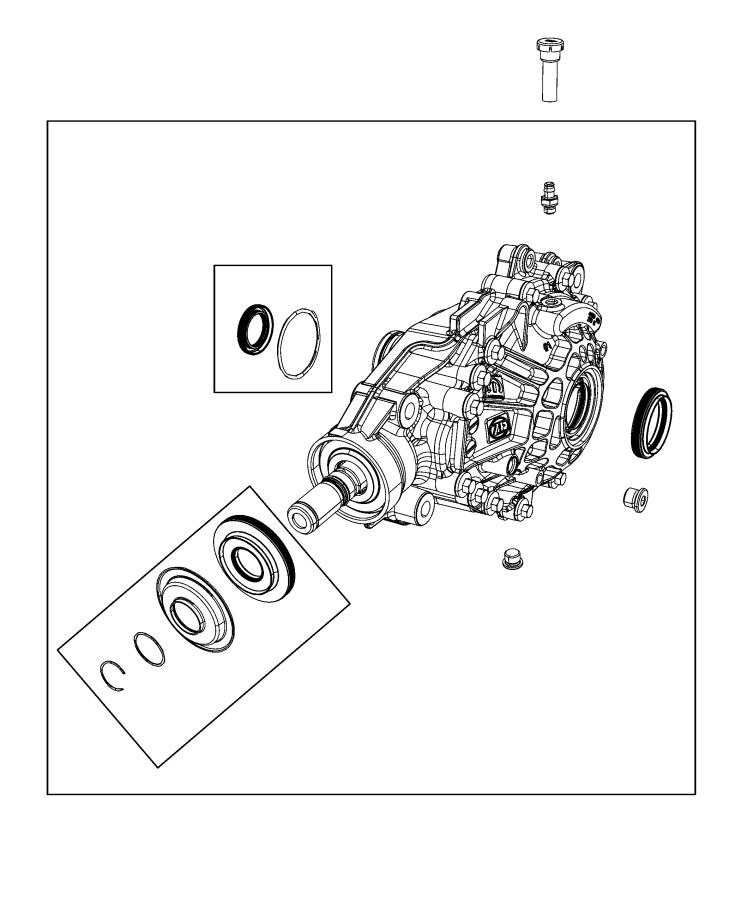 Axle Assembly, Front. Diagram