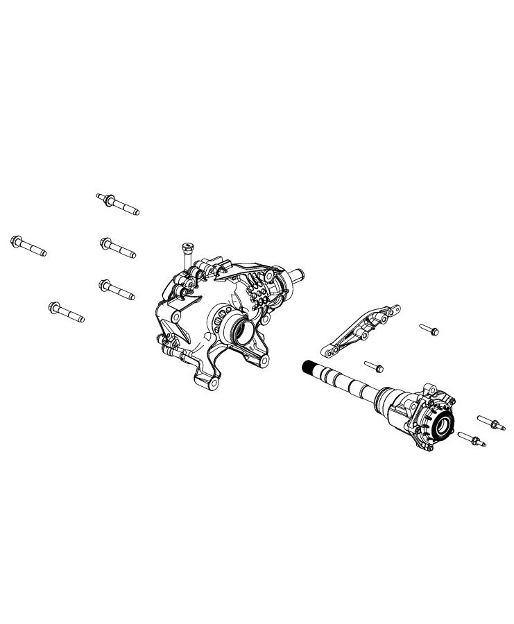 Diagram Axle Mounting, Front. for your 2000 Chrysler 300  M 