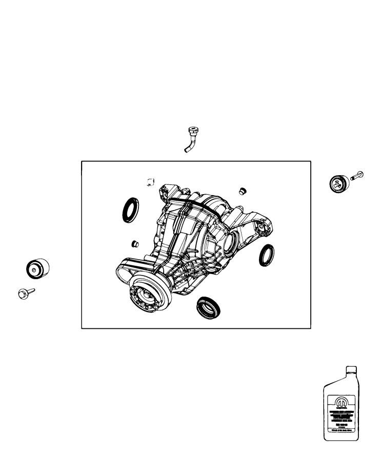 Diagram Axle Assembly, Rear. for your 1999 Chrysler 300  M 