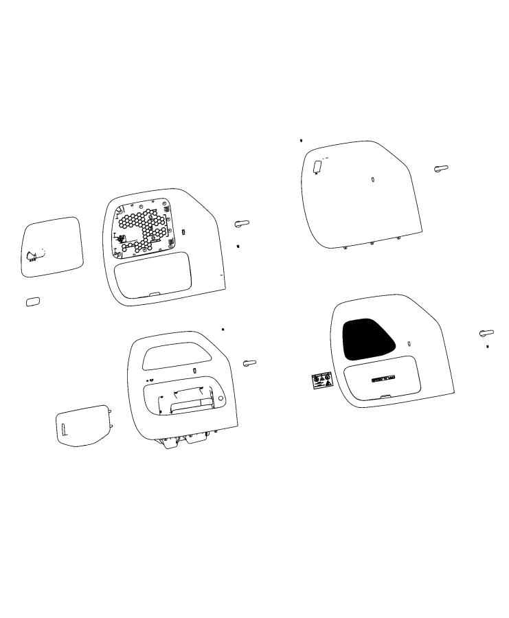 Diagram Quarter Trim Panel. for your Chrysler 300 M 