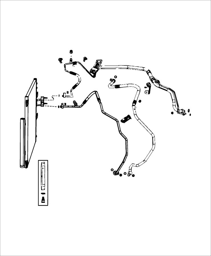 Diagram A/C Plumbing. for your Chrysler 300  