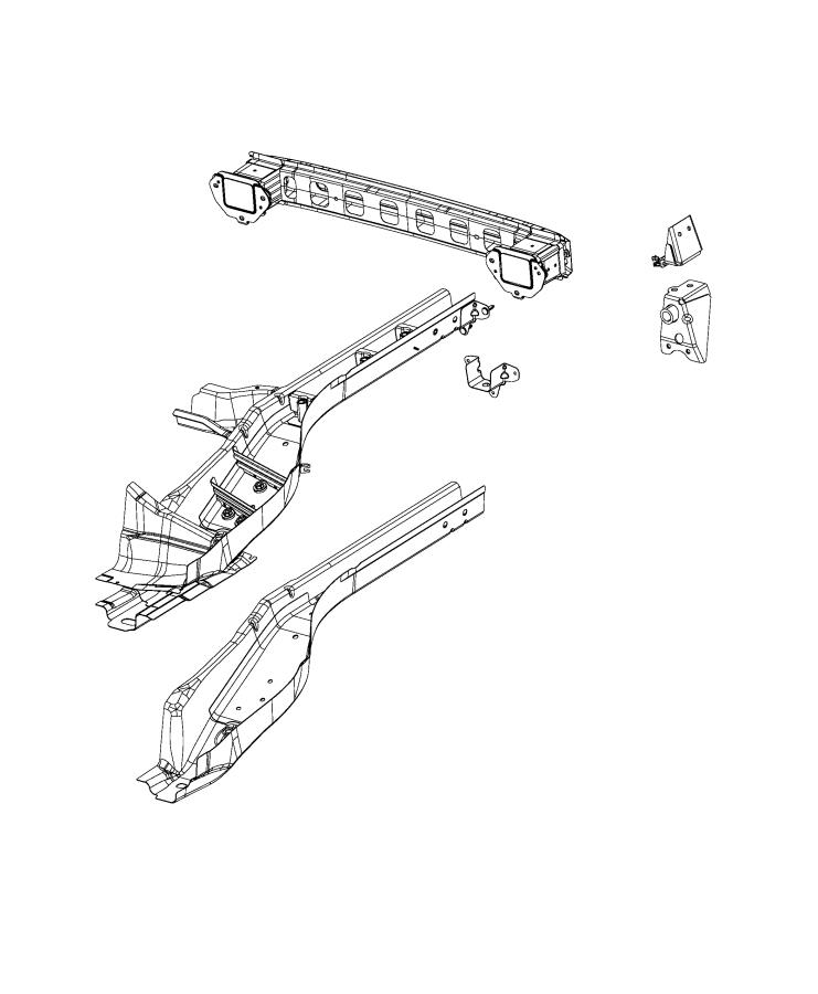 Diagram Frame, Rear. for your 2000 Chrysler 300  M 