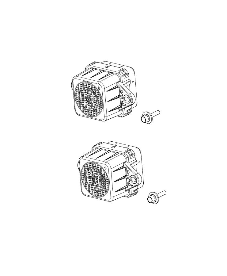 Diagram Pedestrian Alert Speaker. for your Chrysler