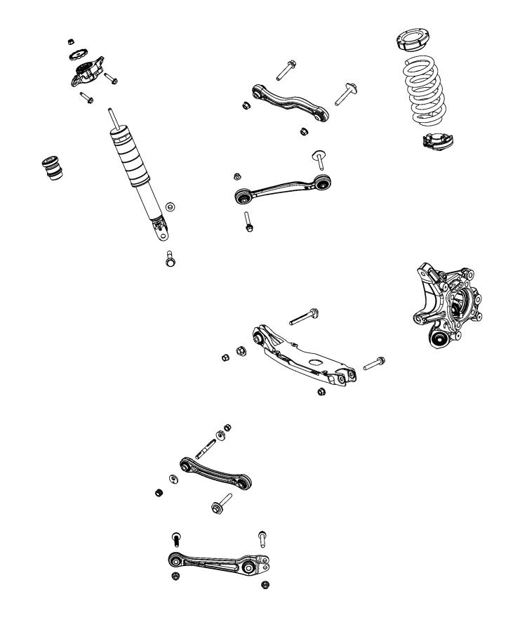 Suspension, Rear. Diagram