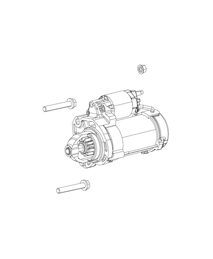 Starter and Related Parts. Diagram