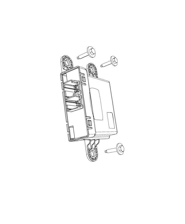 Diagram Modules, Gateway. for your 2022 Jeep Wrangler 3.0L Turbo V6 Diesel A/T 4WD Unlimited Willys 