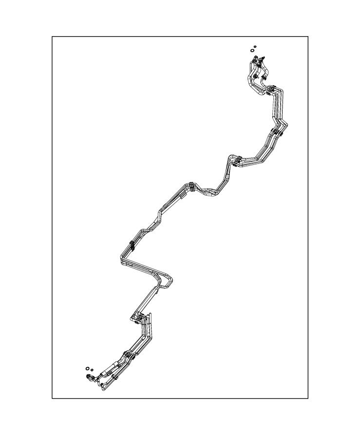 Diagram Auxiliary A/C and Heater Plumbing. for your 2002 Chrysler 300  M 