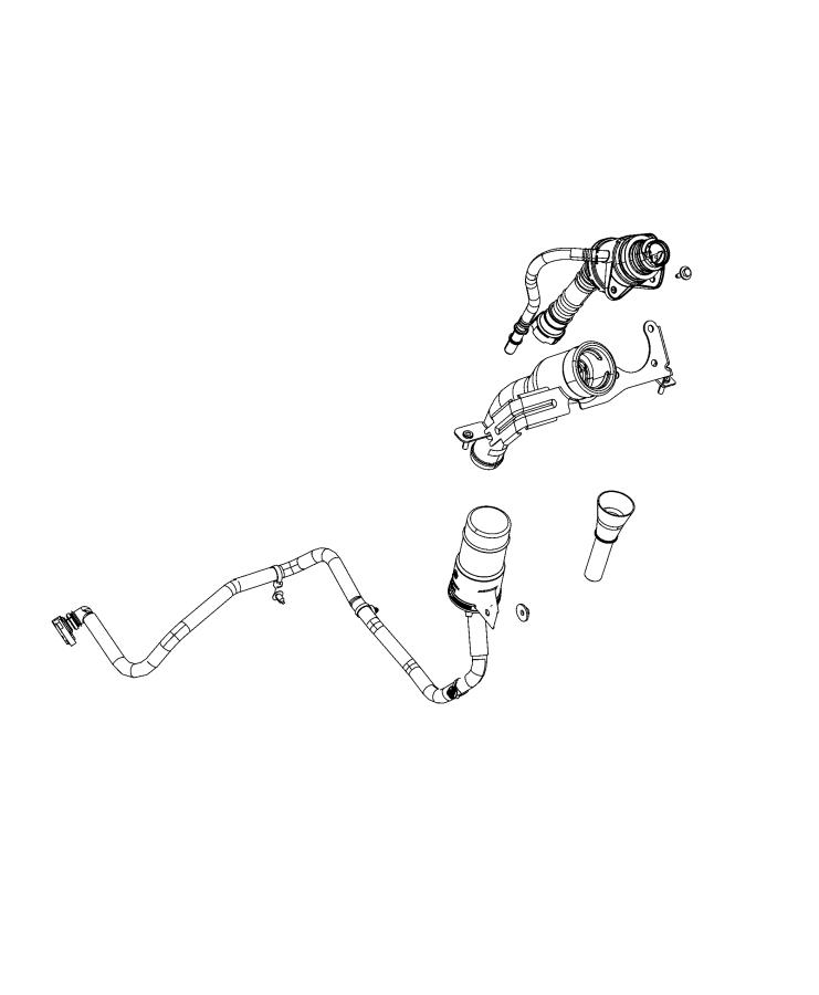 Diagram Fuel Tank Filler Tube and Related Parts. for your Jeep