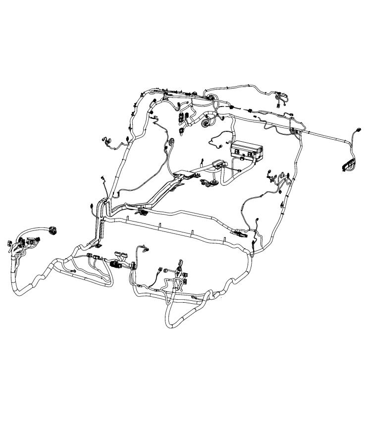 Diagram Center, Rear Power Distribution. for your Dodge Challenger  