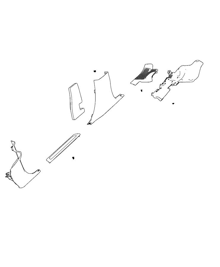 Cowl Side Panel and Scuff Plates. Diagram