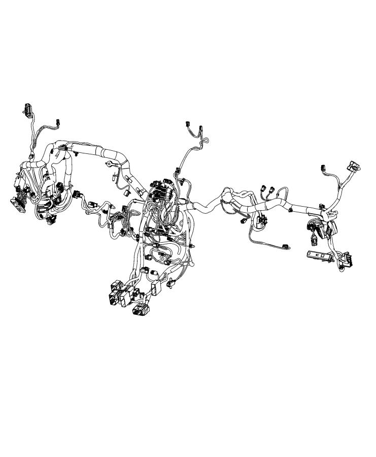 Diagram WIRING, INSTRUMENT PANEL. for your 1999 Dodge Avenger   