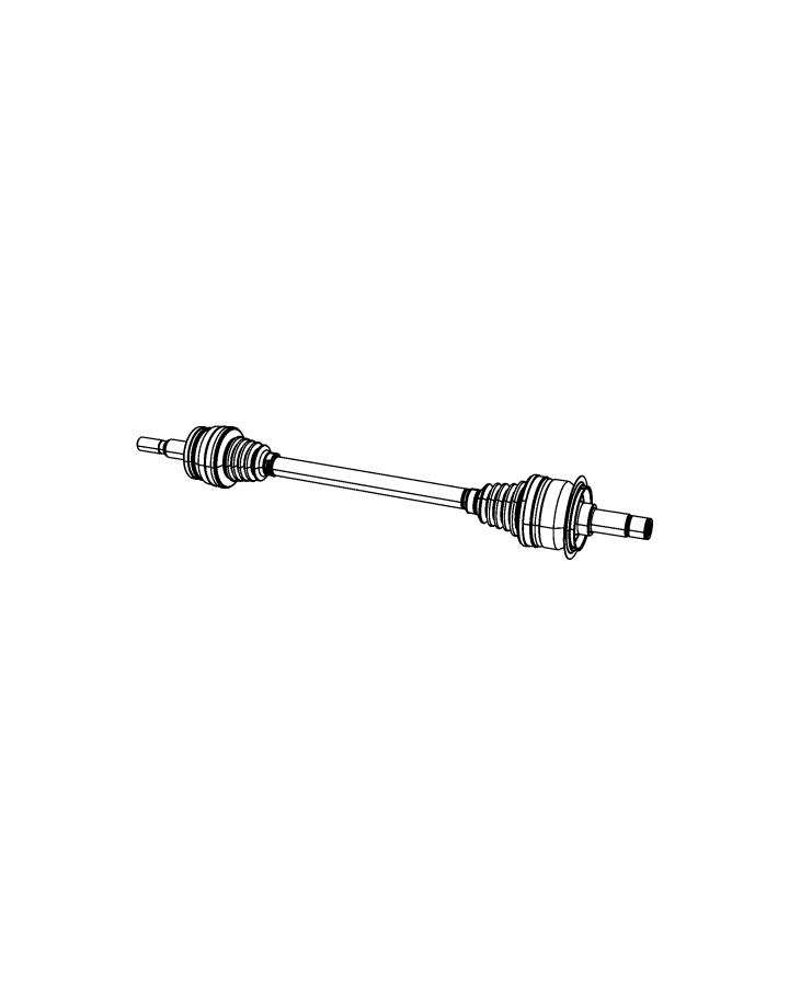 Diagram Axle Shafts, Rear. for your 2003 Chrysler 300  M 