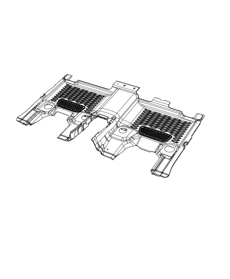 Diagram Carpet, Rear. for your Dodge