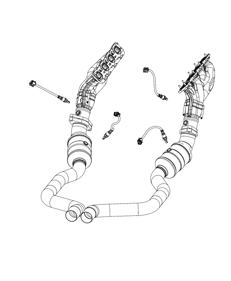 Diagram SENSORS, OXYGEN. for your 2004 Chrysler 300   