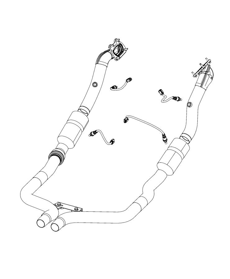 Diagram SENSORS, OXYGEN. for your 2002 Chrysler 300 M  