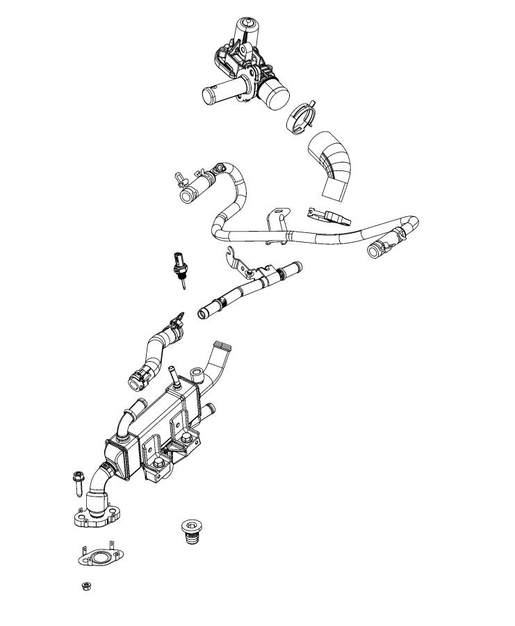 Diagram EGR Cooling Systems. for your 2020 Dodge Durango   