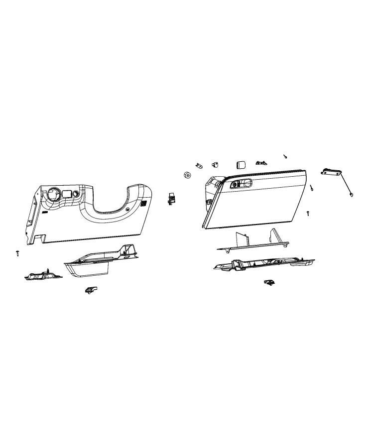 Diagram Instrument Panel, Lower. for your Chrysler
