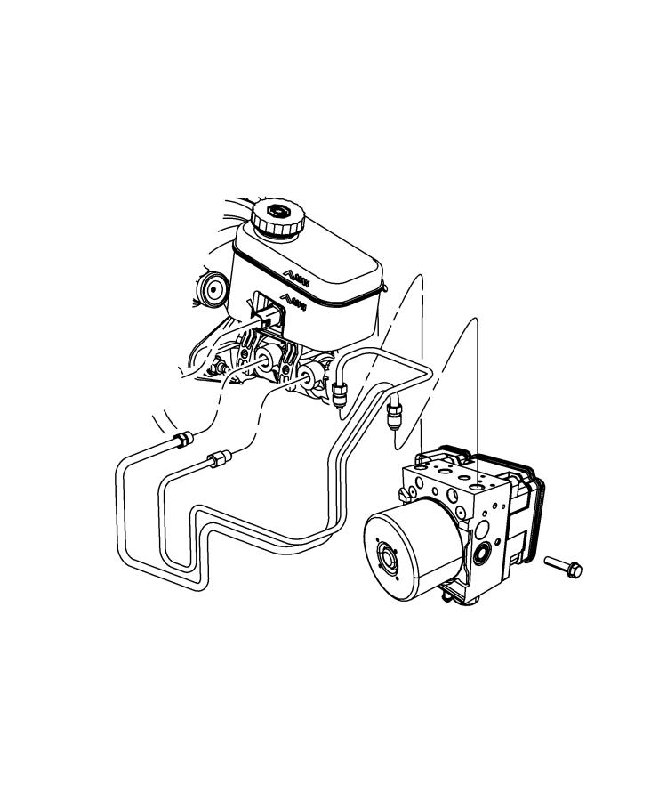 Diagram Hydraulic Control Unit / EBB HCU. for your 2022 Jeep Wrangler 3.0L Turbo V6 Diesel A/T 4WD Unlimited Willys Sport 