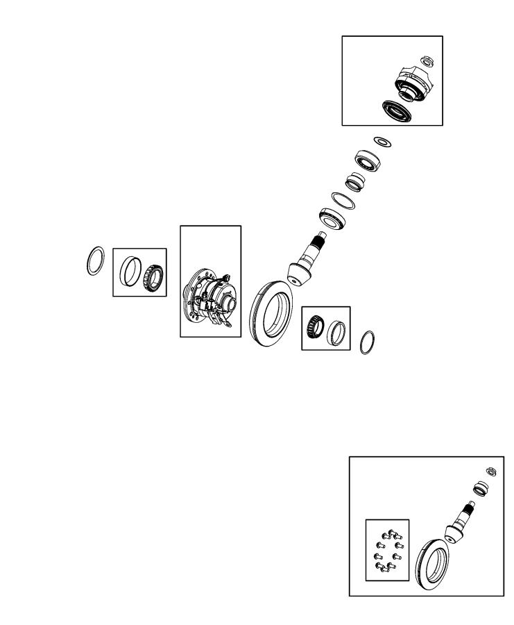 Differential Assembly, Rear. Diagram