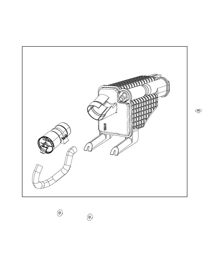 Diagram Vacuum Canister and Leak Detection Pump. for your 2022 Jeep Wrangler   