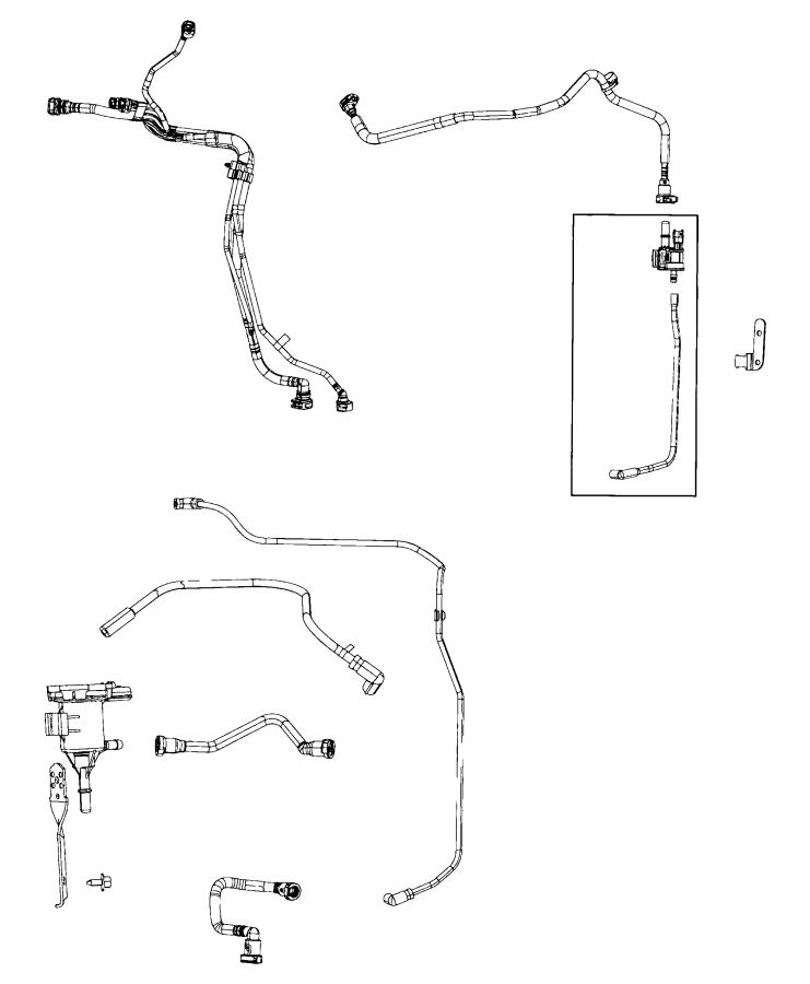 Diagram Emission Control Vacuum Harness. for your Chrysler