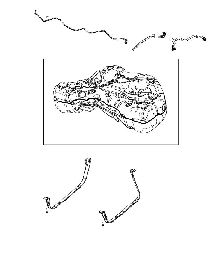 Fuel Tank and Related Parts. Diagram