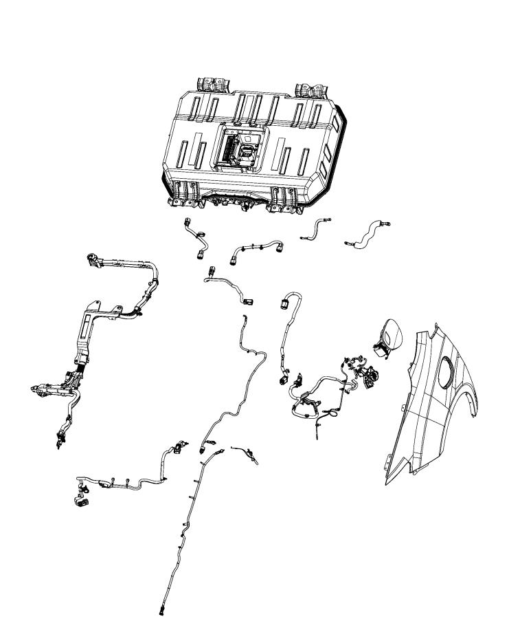 Diagram Related Parts, Hybrid Battery. for your 2007 Chrysler PT Cruiser   
