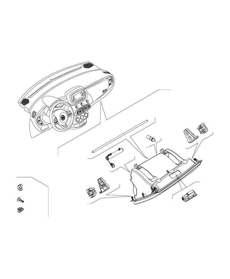 Full size assembly image of Instrument Panel - Trim. (1/1)