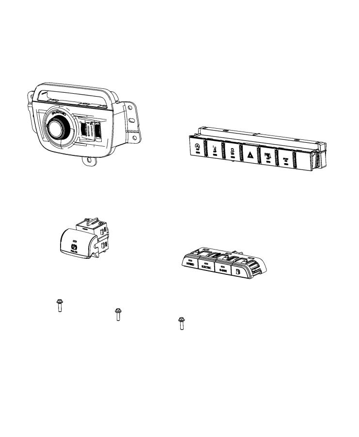 Diagram Switches, Instrument Panel. for your Jeep Grand Cherokee  