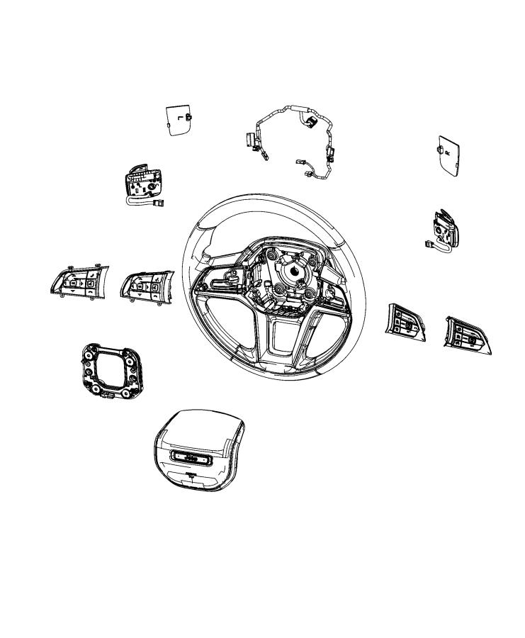 Diagram Switches, Steering Column and Wheel. for your Dodge Avenger  