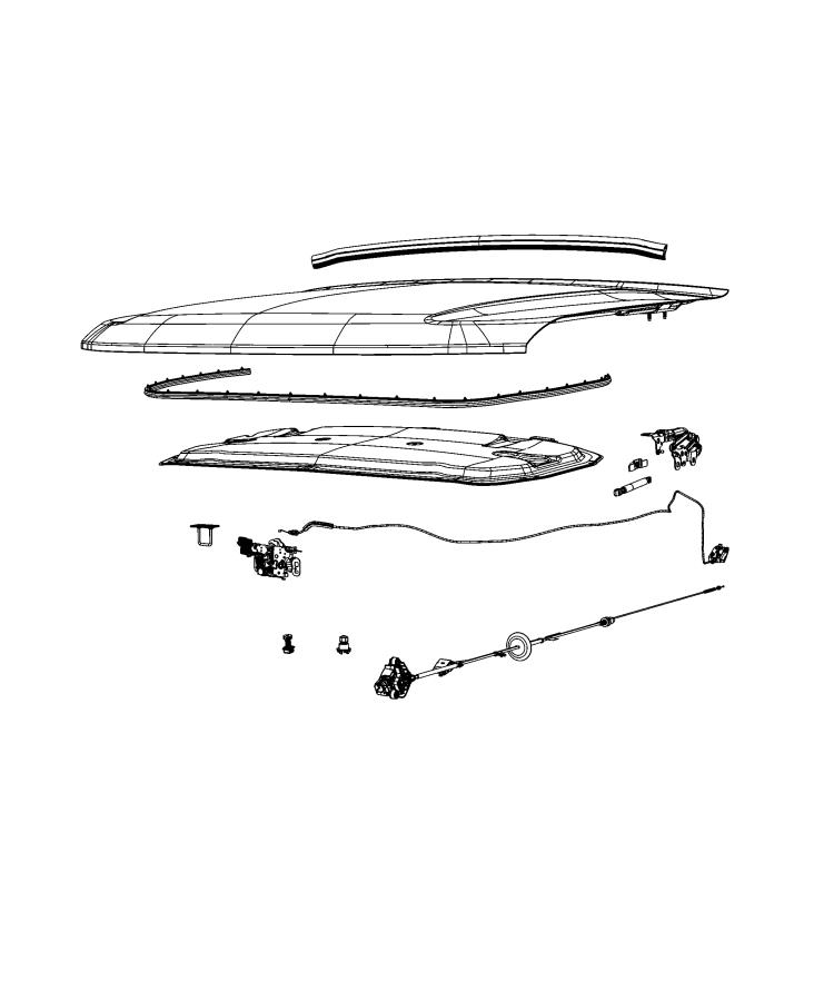 Diagram Hood and Related Parts. for your Chrysler 300  M