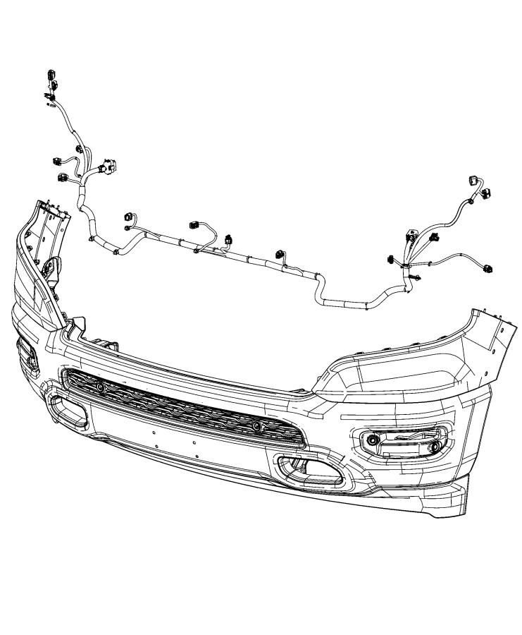 Diagram Wiring, Front Fascia. for your 2009 Ram 1500   