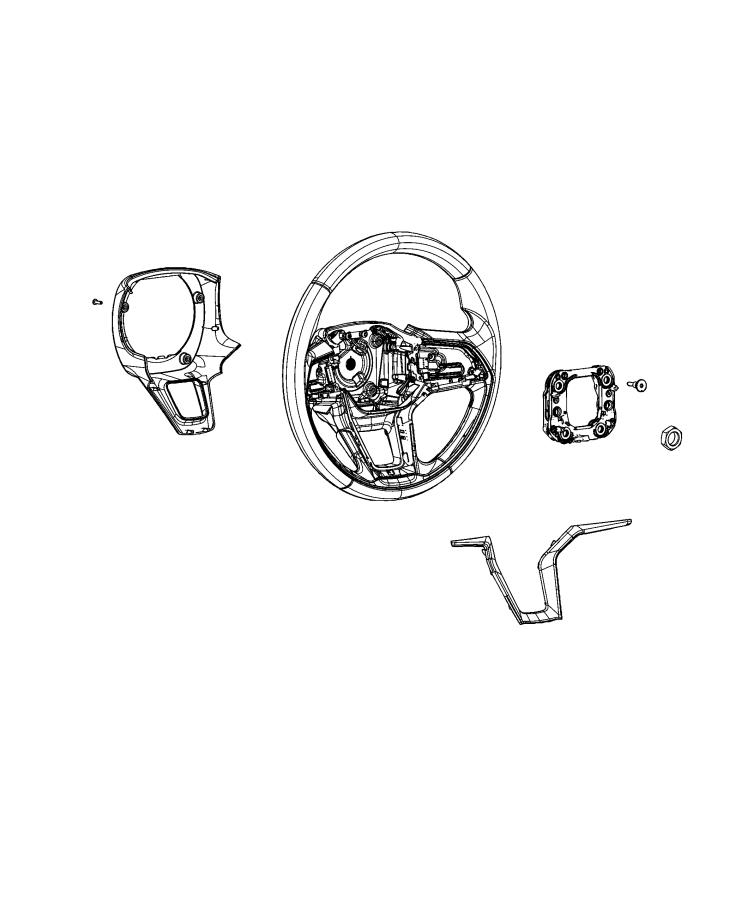 Steering Wheel Assembly. Diagram