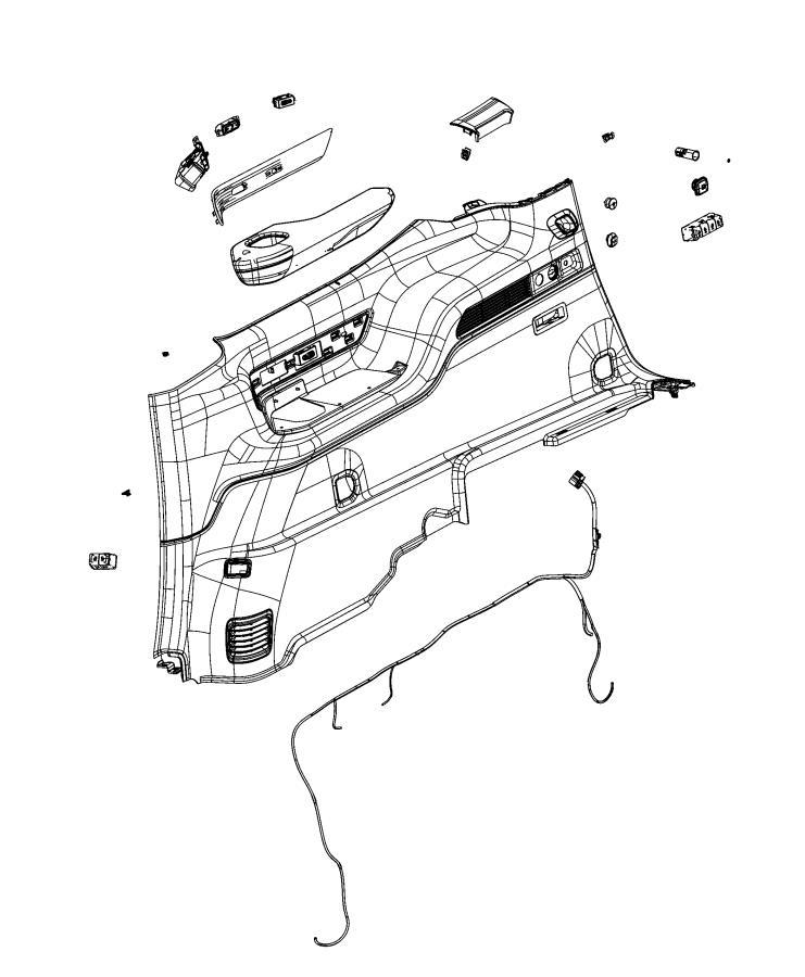 Quarter Trim Panel. Diagram