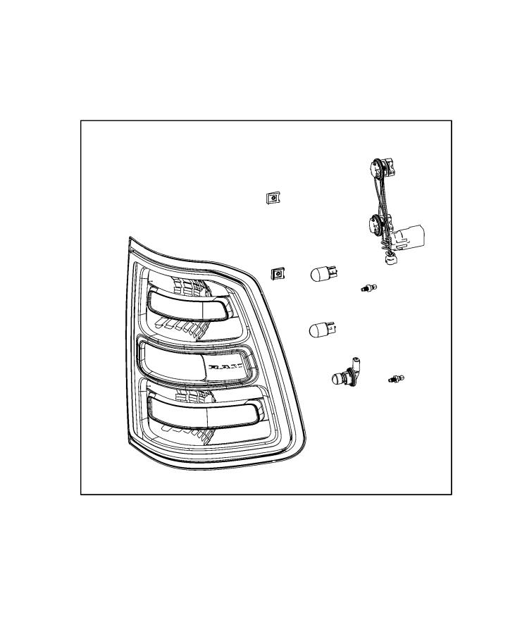 Diagram Parts, Tail Lamps Service. for your Chrysler 300  M