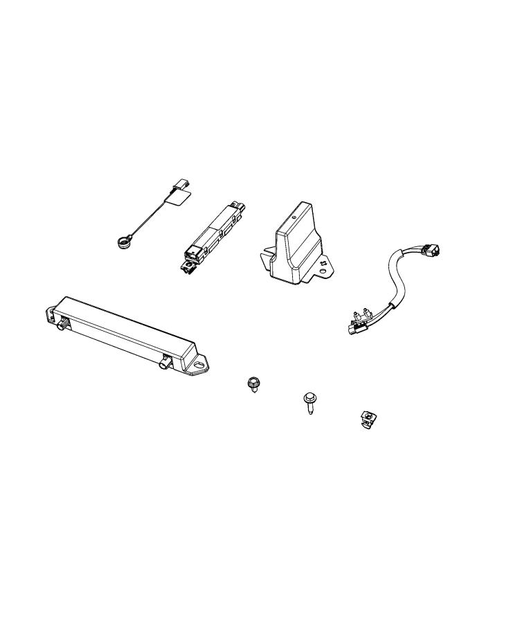 Antenna, Radio, Satellite, GPS and Cellular. Diagram