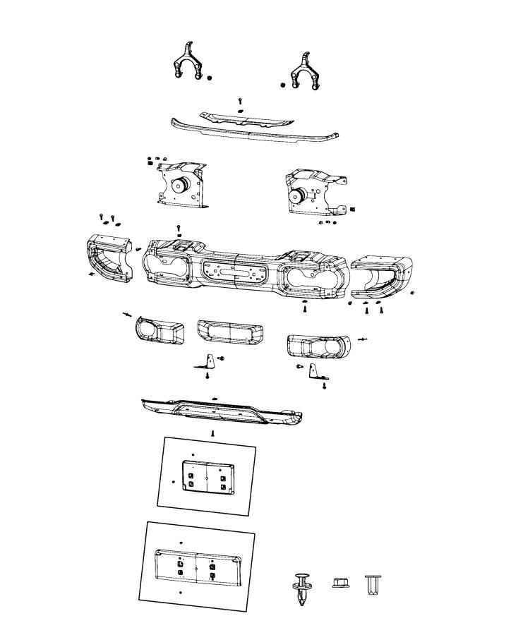 Bumper, Front. Diagram