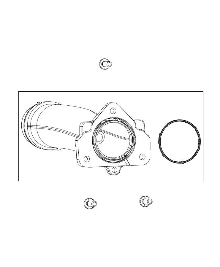 Diagram Coolant Tubes and Hoses. for your 2002 Chrysler 300  M 