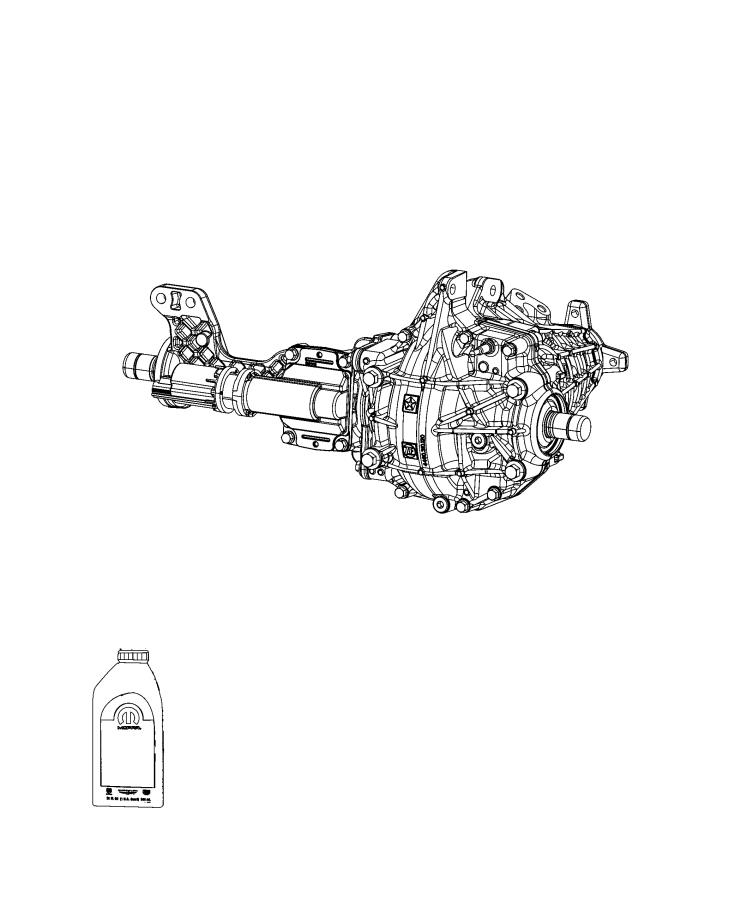 Diagram Axle Assembly, Front. for your 2007 Dodge Dakota   