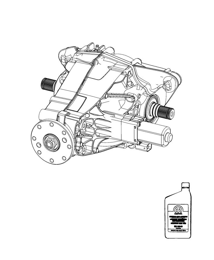 Axle Assembly, Rear. Diagram