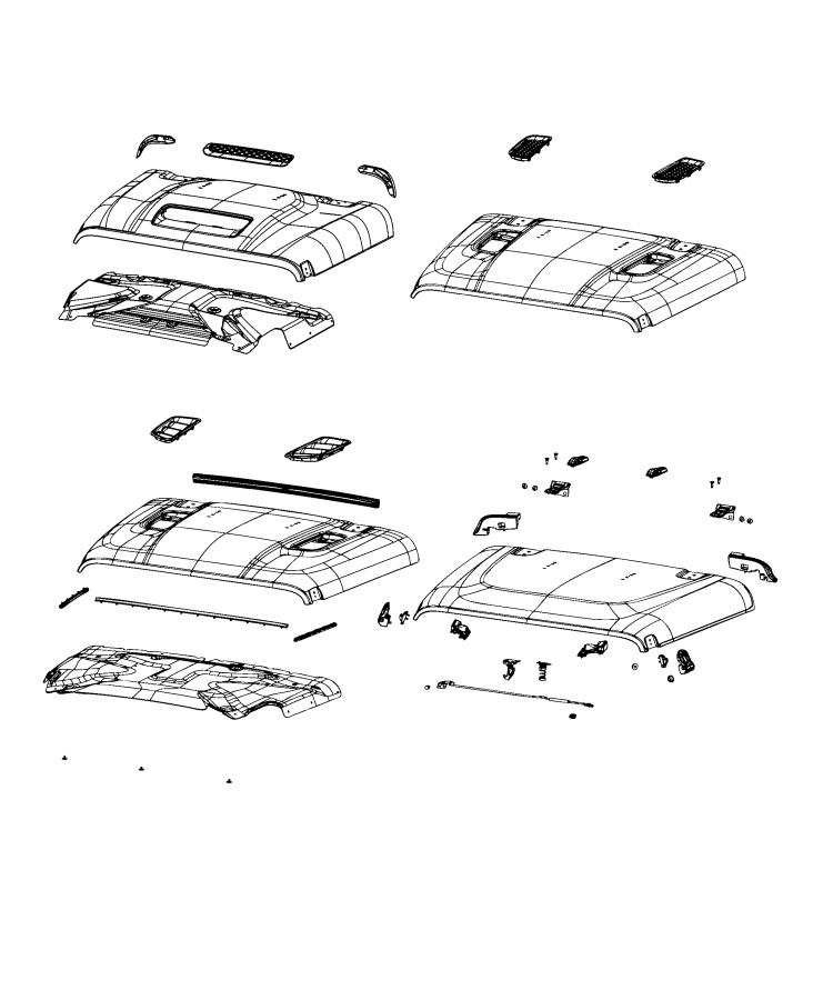 Diagram Hood and Related Parts. for your Jeep