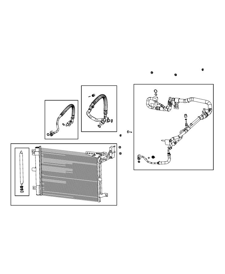 Diagram A/C Plumbing. for your 2019 Chrysler 300   