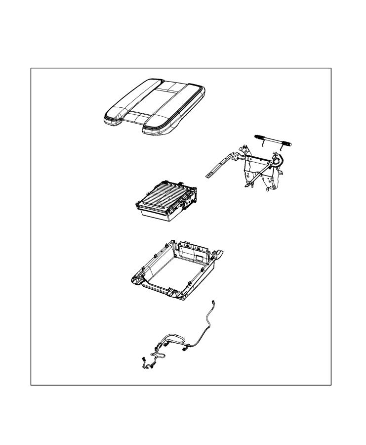 Floor Console, Rear. Diagram